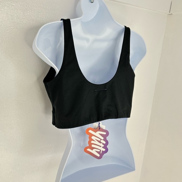Yitty NWT Headliner Shaping Midi Bralette Size Medium‎ Iconic Black Athleisure - Picture 6 of 13